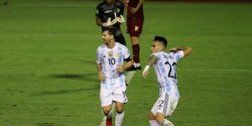 Argentina hace base en San Pablo, de cara al partido con Brasil