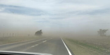 Cortes de ruta por fuertes vientos en Córdoba