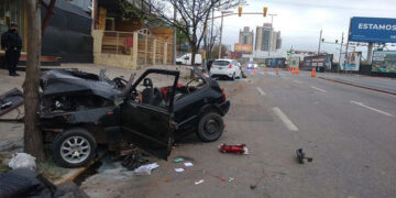 Choque fatal en avenida Colón: ambos conductores iban alcoholizados
