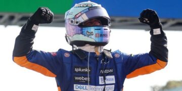 Ricciardo aprovechó y se llevó la victoria en Monza