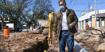 Ya se construye un aliviador cloacal en la zona noroeste