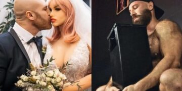 El fisicoculturista que se había casado con una muñeca de silicona, ahora se enamoró de un cenicero