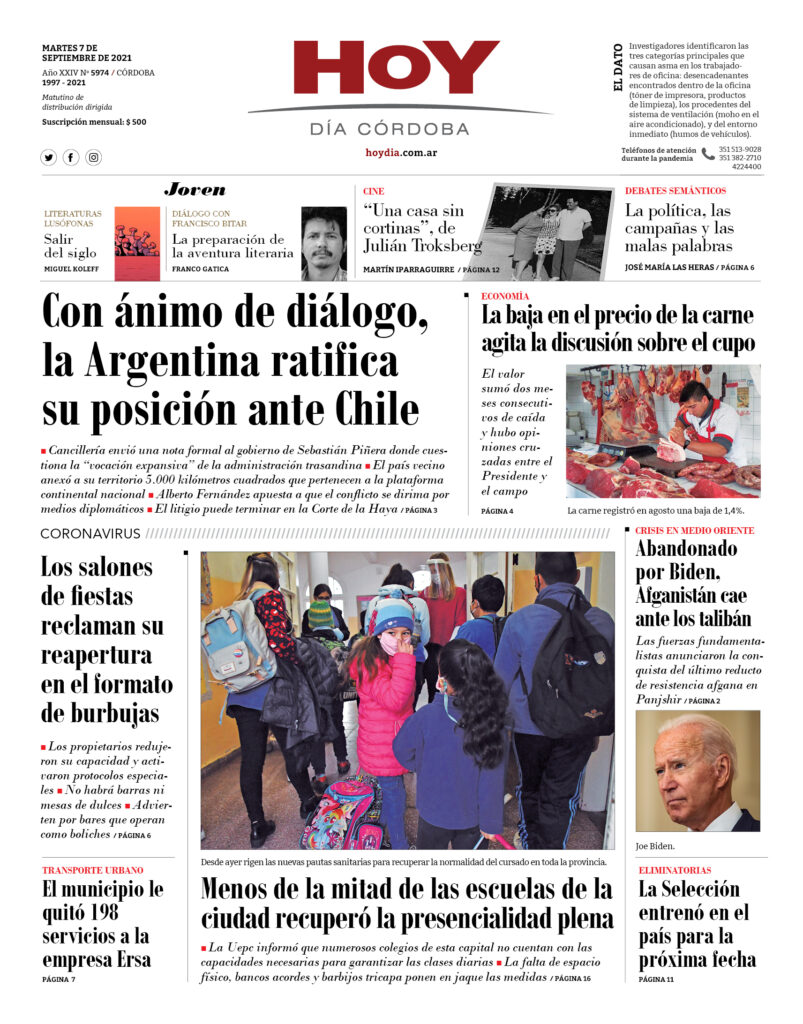 Portada 07.09.2021 Portada 07.09.2021