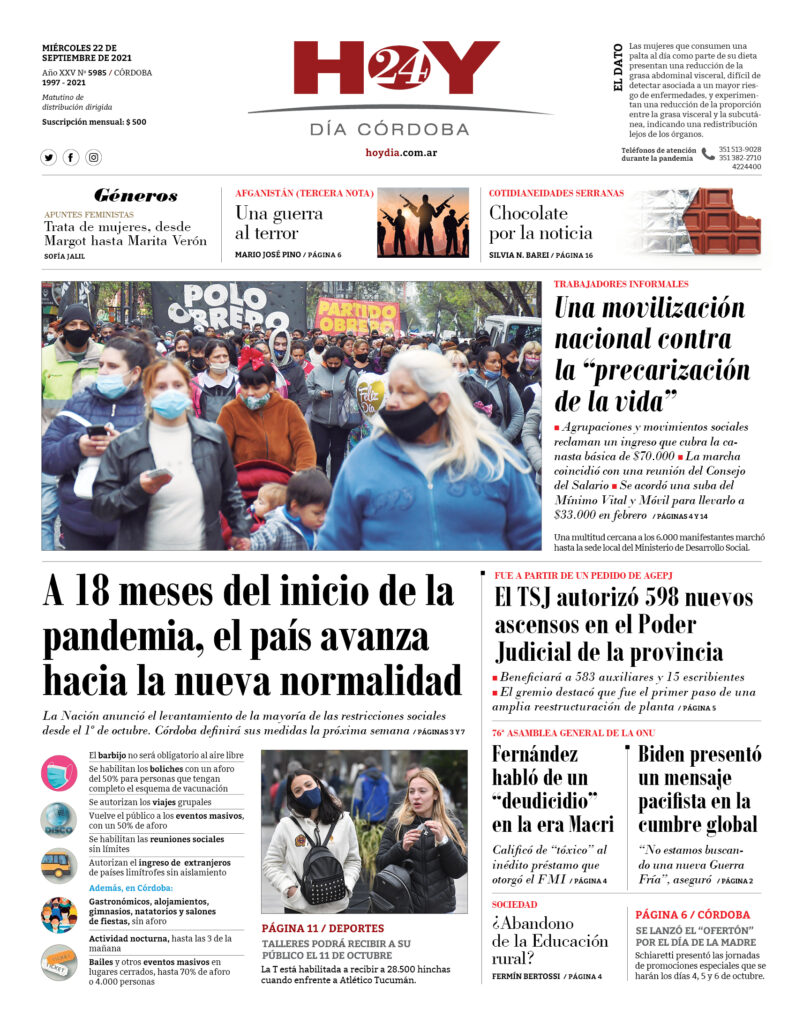 Portada 22.09.2021 Portada 22.09.2021