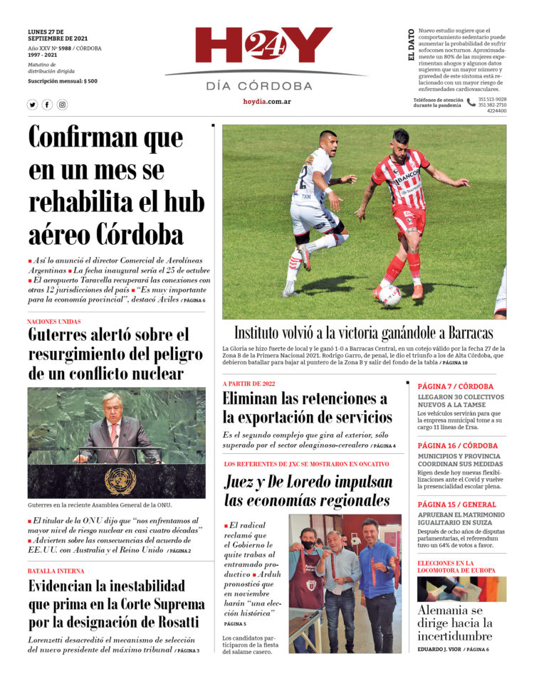 Portada 27.09.2021