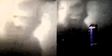 Pánico en Turquía por la aparición de un rostro en el cielo