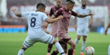 Lanús y Talleres empataron en un vibrante partido