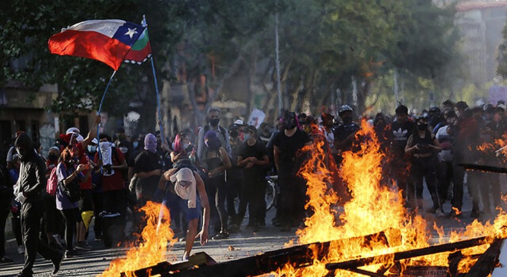 Nuevo pico de violencia en Chile