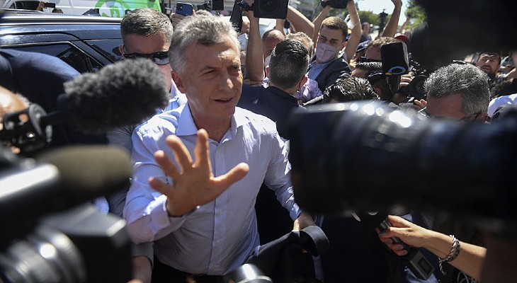 El núcleo duro del PRO acompañó a Macri en su primera indagatoria