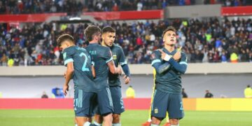 Con gol de Lautaro Martínez, Argentina le ganó a Perú