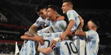 La Selección Argentina goleó a Uruguay en el Monumental