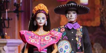 Barbie y Ken celebran el Día de los Muertos