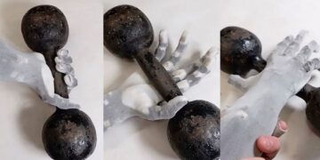 Un increíble brazo robótico levanta peso e imita el movimiento humano