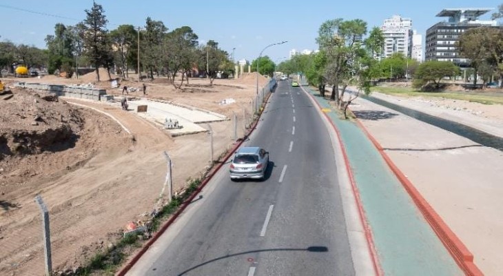 Construyen nueva calle que unirá Costanera con el bulevar Las Heras