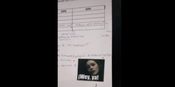 Una maestra se hizo viral al corregir evaluaciones con memes