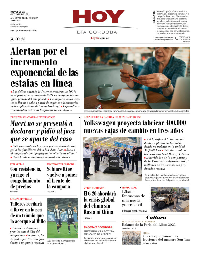 Portada 21.10.2021 Portada 21.10.2021