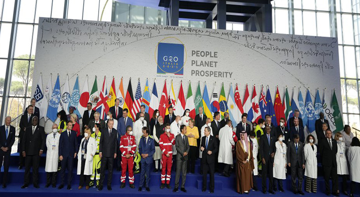 Los líderes del G20 acordaron reducir emisiones este siglo
