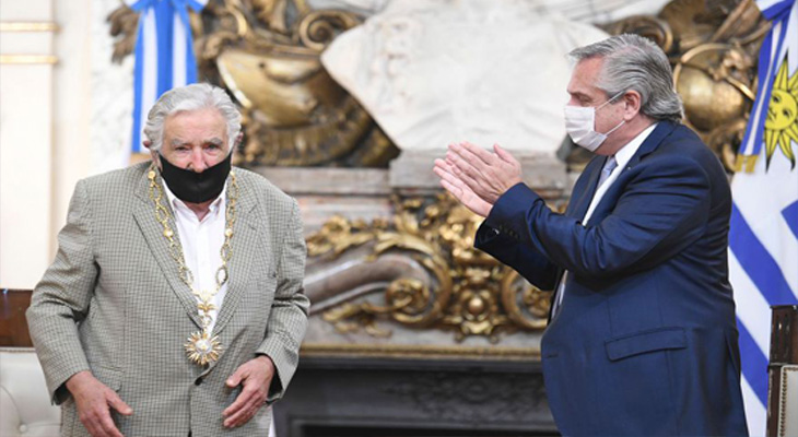 Mujica tras ser condecorado: Argentinos, quiéranse un poco más”