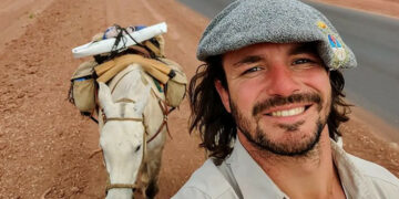 Marco Villamil concluyó en Buenos Aires una travesía ecuestre por todo el país