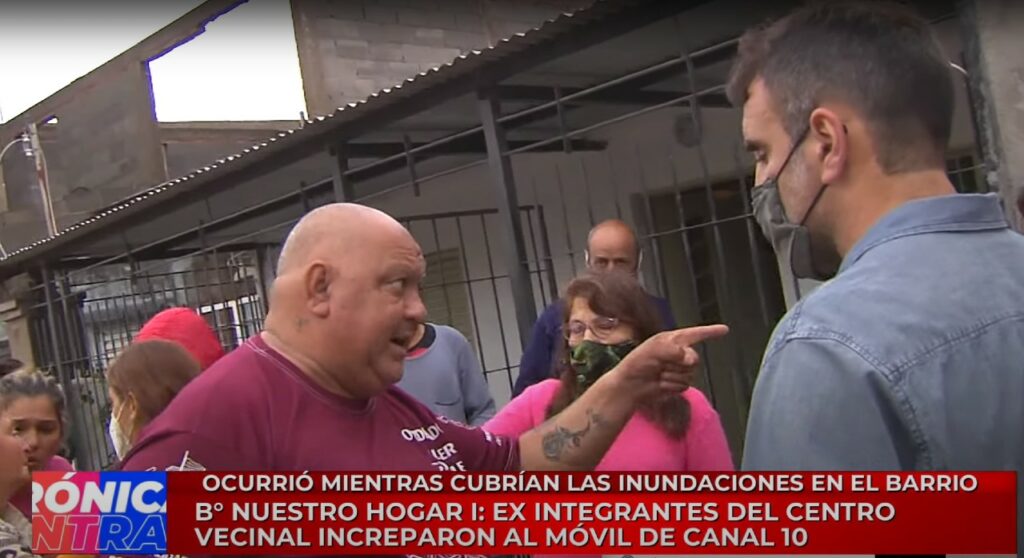 Imputaron a una hija del hombre que agredió a periodistas de Canal 10