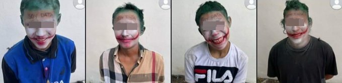 Un Batman mexicano atrapa a los delincuentes y los maquilla igual que el Joker