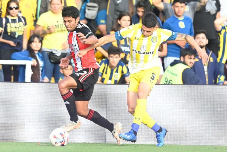River estrenó el título con un empate en Rosario ante Central
