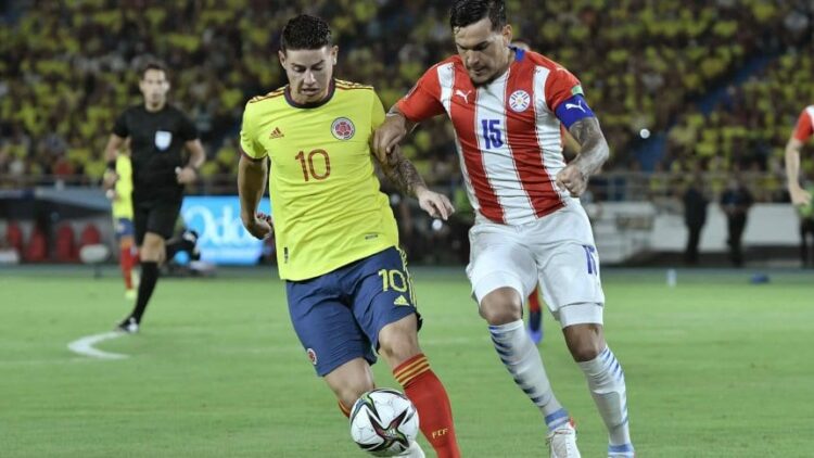 Colombia y Paraguay no pasaron del empate
