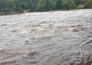 Tras la tormenta, piden precaución ante la crecida de ríos serranos