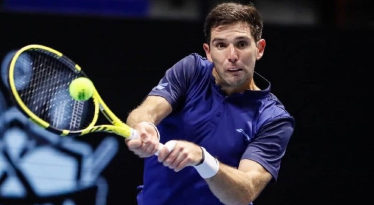 Dura derrota de Delbonis en el Masters 1000 de París Dura derrota de Delbonis en el Masters 1000 de París