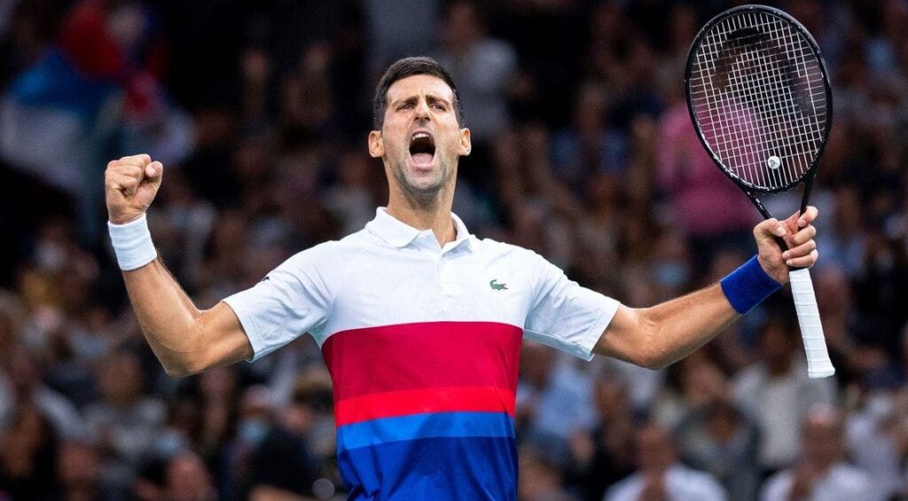 Djokovic derrotó a Medvedev y es campeón del Masters de París por sexta vez