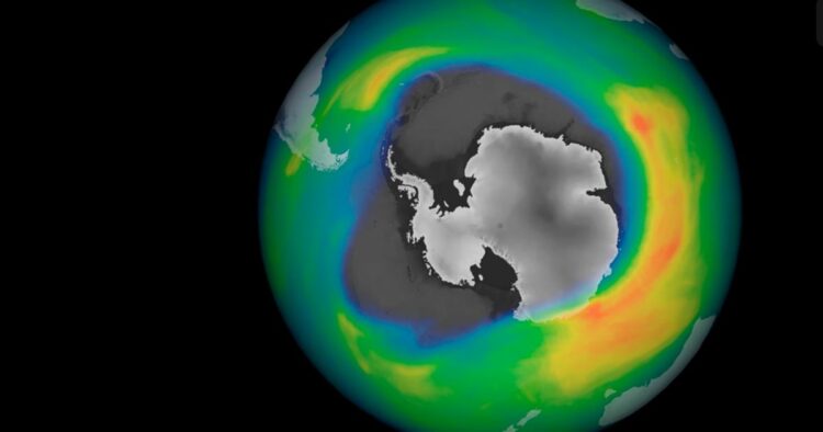 Se agrandó el agujero en la capa de ozono sobre la Antártida