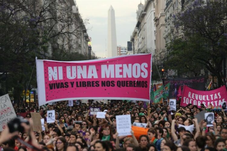 Reportaron 278 femicidios en Argentina en tan solo un año