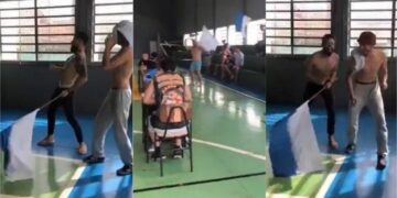 Un grupo de amigos formó la hinchada más loca para un partido de ajedrez