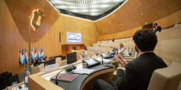 Una simulación parlamentaria en la Legislatura