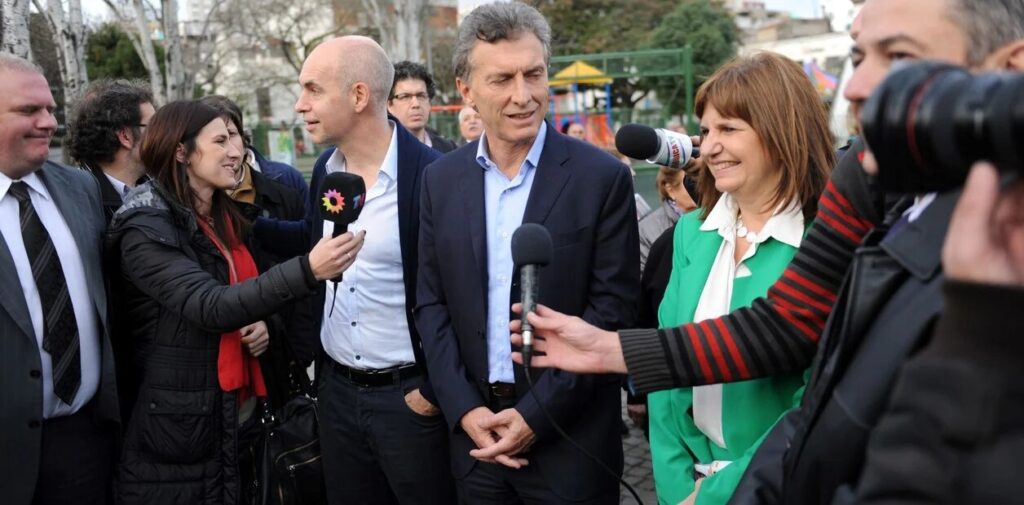 Bullrich, Macri y Larreta junto a Santos en Córdoba