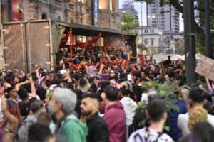 Reclamo por las leyes LGBTIQ+ en Córdoba