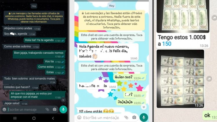 Advierten sobre el robo de cuentas de WhatsApp y la nueva estafa del dólar "cara grande"