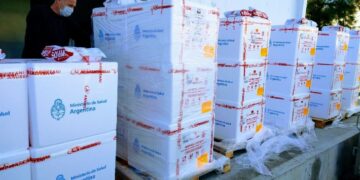 Arribaron otras 213.170 vacunas a la provincia