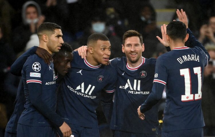 Doblete de Messi en la victoria de PSG contra Brujas