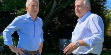 Tras ser elegido titular de la UCR, Gerardo Morales se reunió con Macri