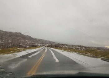 Una granizada sorprendió a Nono y se registraron fuertes tormentas en Traslasierra