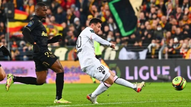 El PSG de Messi rescató un punto en Lens y sigue cómodo en la punta