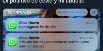 Se contagió Covid y su abuela la insultó pero después le ofreció llevarle naranjas para que tome jugo