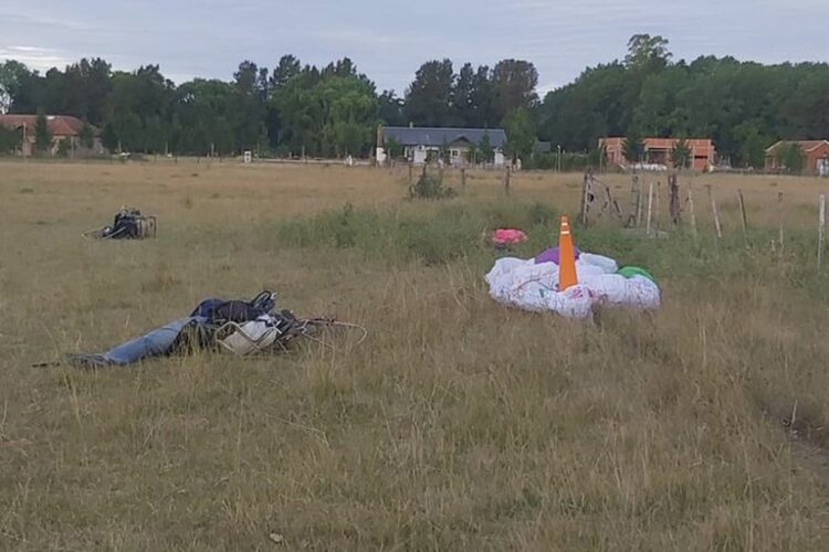 accidente parapentes