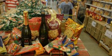 Este año, la canasta navideña supera la línea de los $ 3.000