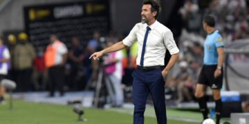 Eduardo Domínguez se fue de Colón