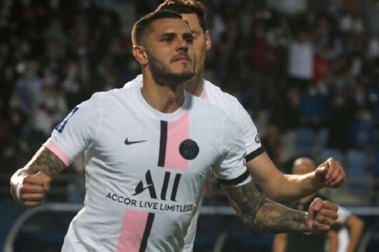 PSG igualó sobre la hora gracias al gol de Icardi