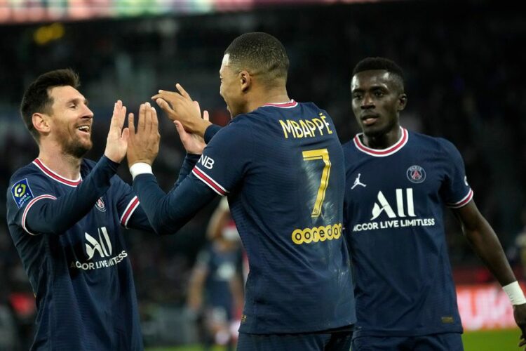 PSG, con Messi y un doblete de Mbappé, venció a Mónaco