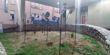 Fue restituido el Jardín de la Memoria en el Rawson