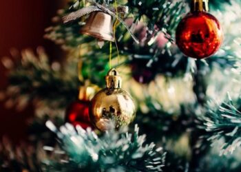 Detectaron una aterradora presencia en el árbol de Navidad